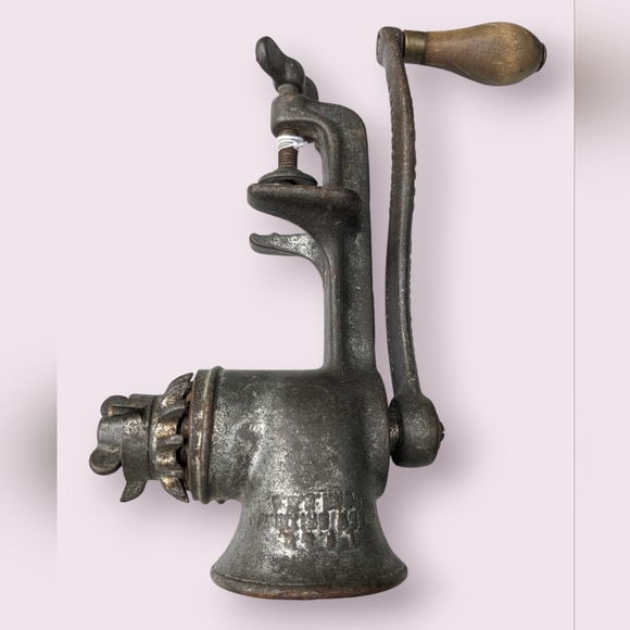 Antique Meat Grinder Patented 1900 - Picture 1 of 6